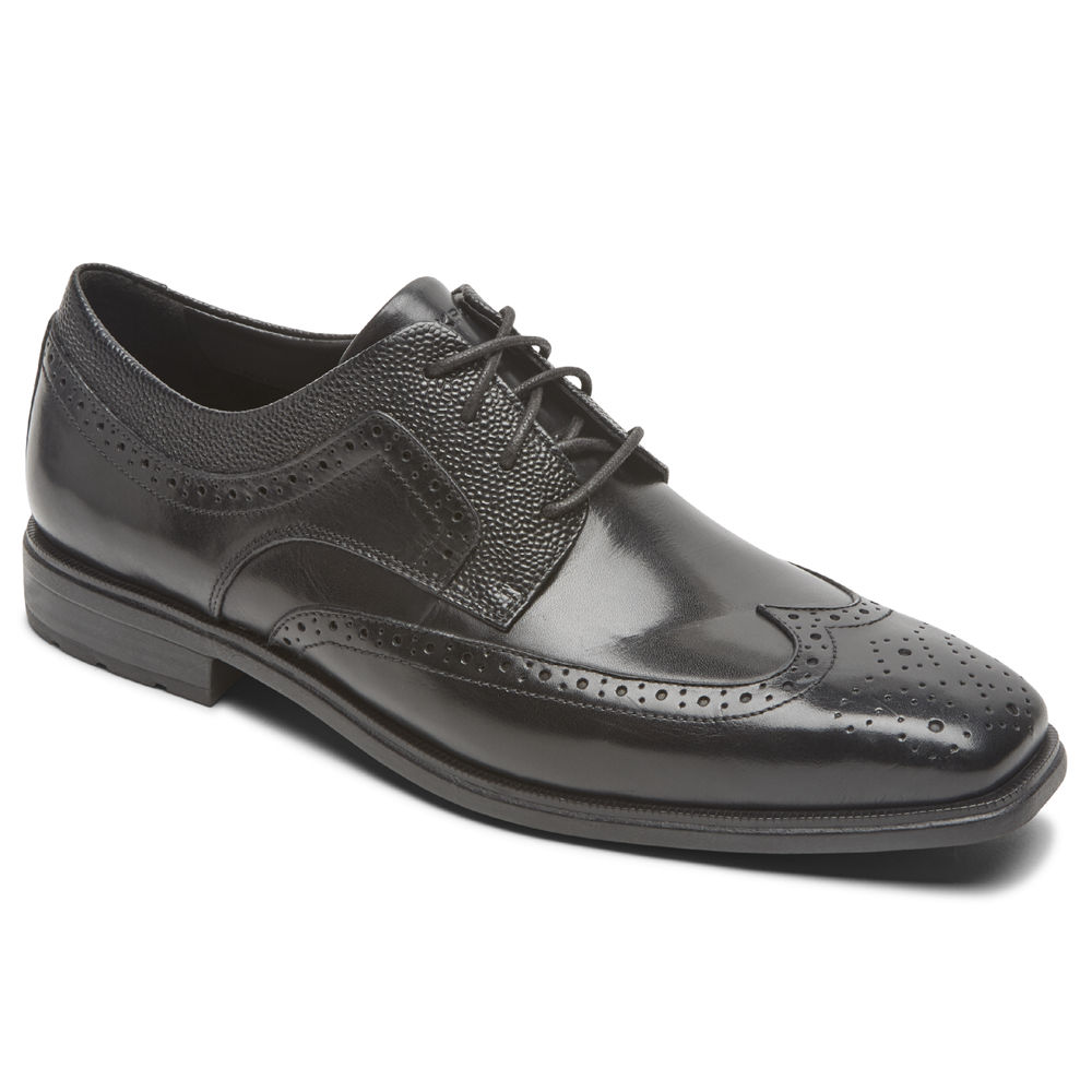 ロック ポート ドレスシューズ メンズ 黒 - Dres Sports Business 2 Wingtip - BHF246137